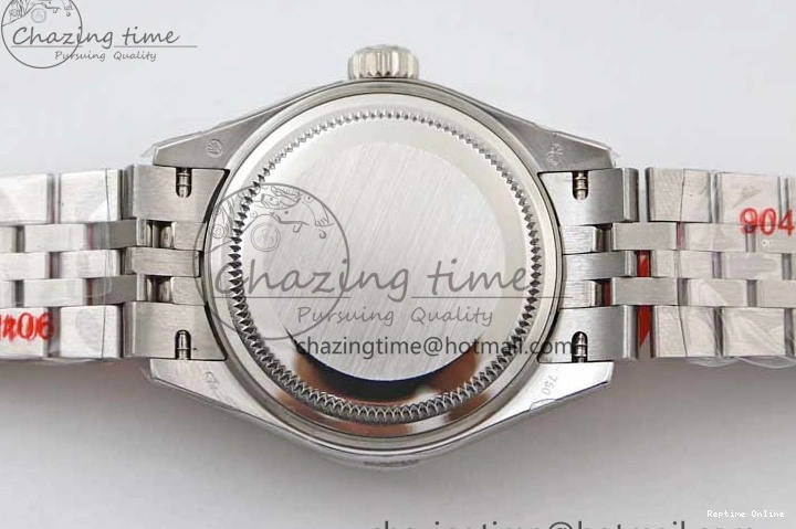 1231 Lady DateJust 28 SS TWF 1:1 Best Edition 904L Steel Black Dial on President Bracelet NH Unisex 2176